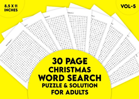 30 Christmas Word Search Puzzle Vol-5