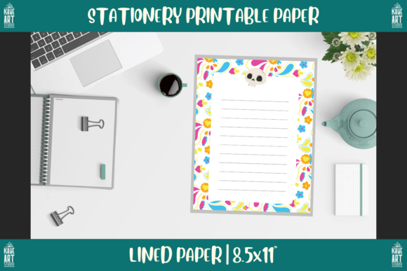Bordered Stationery Printable Paper 198
