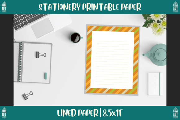 Bordered Stationery Printable Paper 204