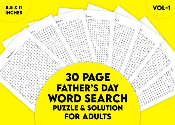 Celebrate Dad with Purpose: Inside the Father's Day Word Search Puzzle Vol-1