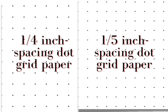 Dot Grid Graph Paper 1 4 1 5 Inch for UI UX Design
