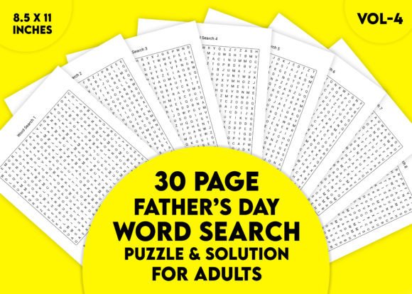 Father's Day Word Search Puzzle Vol-4: A Practical Evaluation