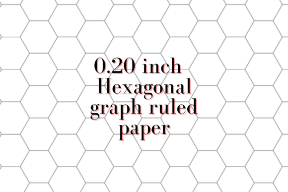 Hexagonal Graph Paper 0.20 Inch: A Practical Guide for Organic Chemistry, Sketching, and Design