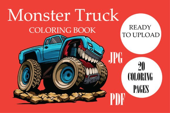 Monster Truck Coloring Book: A Practical Resource for Creators, Educators, and Publishers