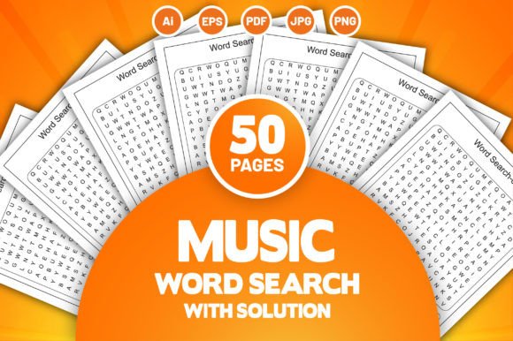 Music Word Search Puzzle for KDP: A Practical Resource for Educators, Parents, and Publishers