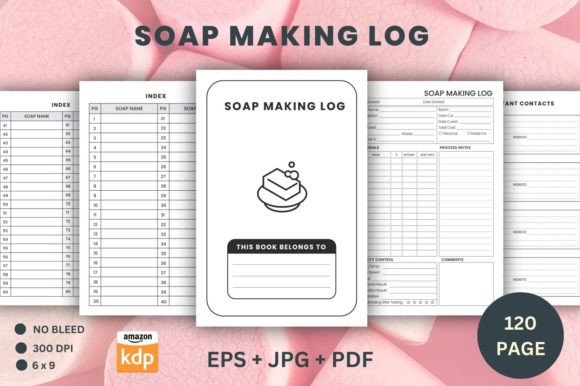 Soap Making Logbook KDP Interior Design: A Practical Guide for Publishers and Makers
