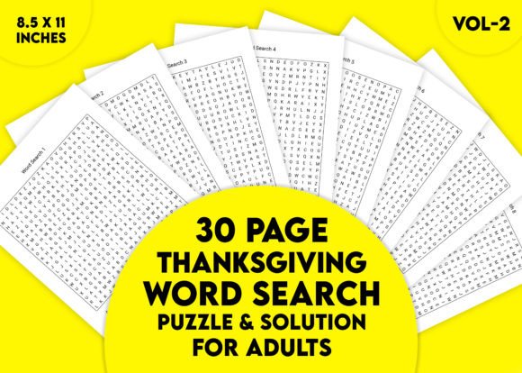 Thanksgiving Word Search Puzzle Vol-2